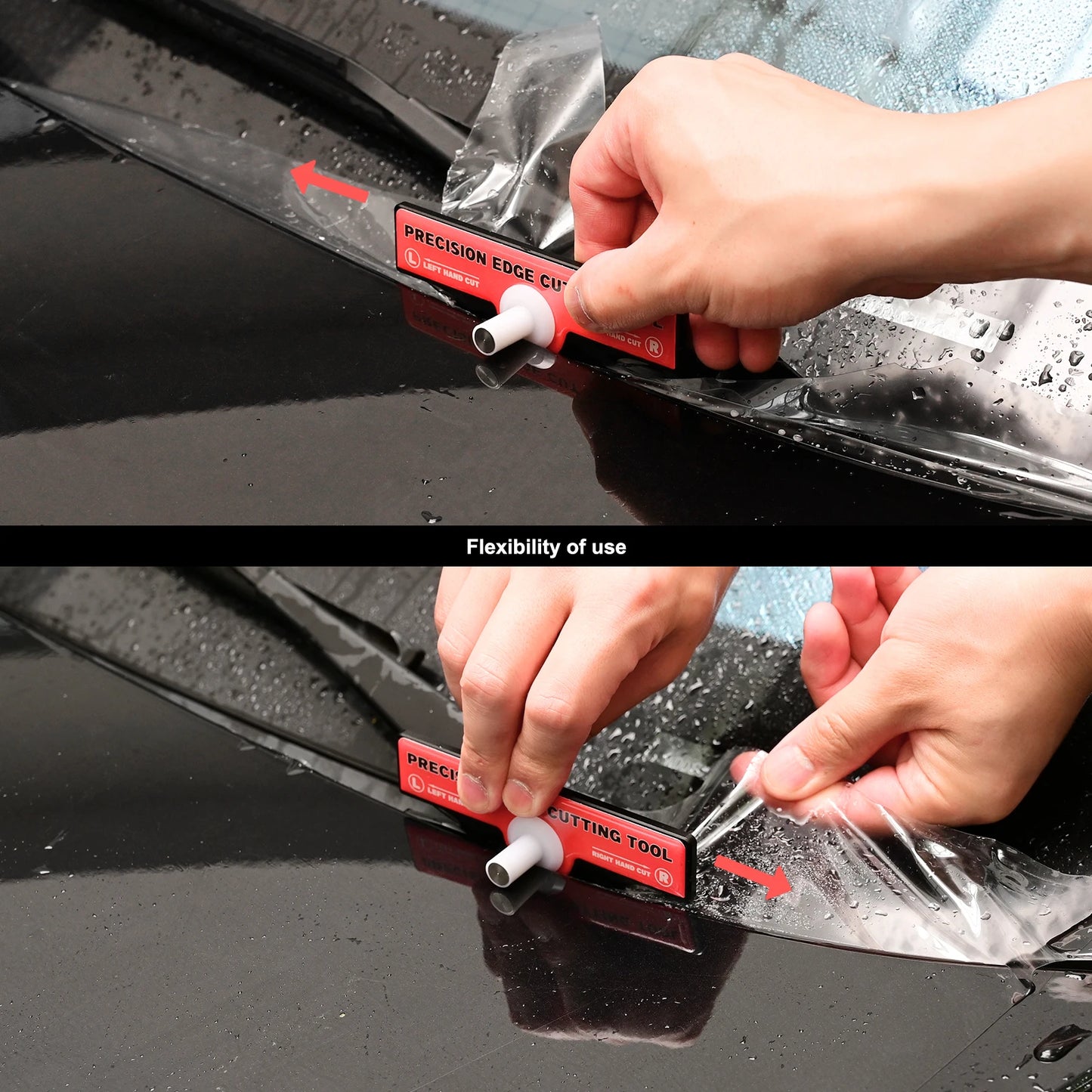 Ehdiss Dual Blade Micro Precision Cutting Tool for Car Carbon Fiber Vinyl Wraps Window Tinting Film Edge Trimming Knife