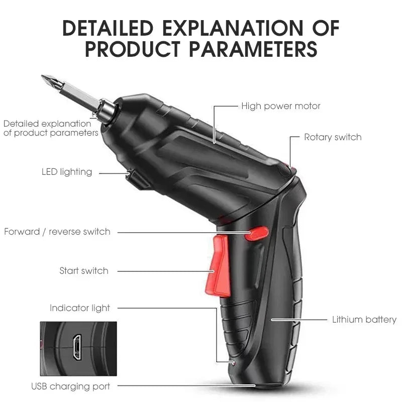 Choice Rechargeable Mini Electric Drill Screwdriver