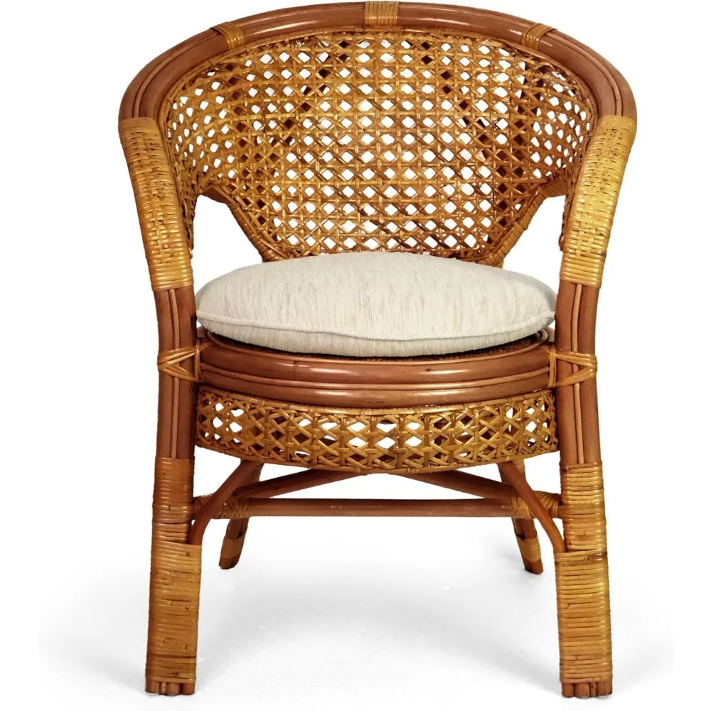 Angduo Pelangi Handmade Rattan Dining Chairs Set Of 2