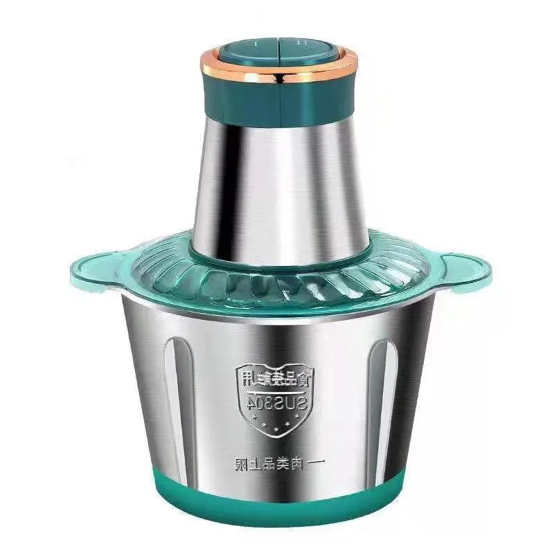 Stainless Steel Electric Meat Grinder and Food Processor Chopper