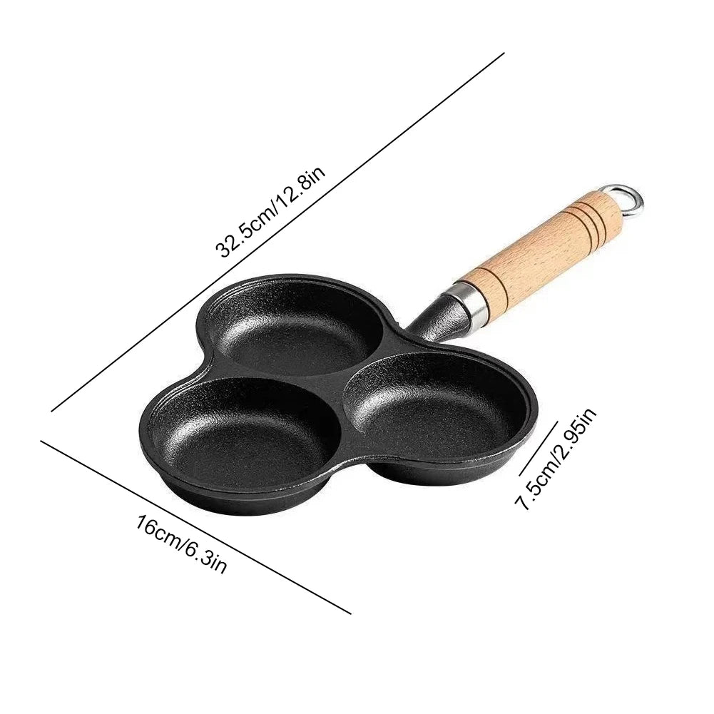 Cast Iron Non Stick Egg Frying Pan for Delicious Breakfasts