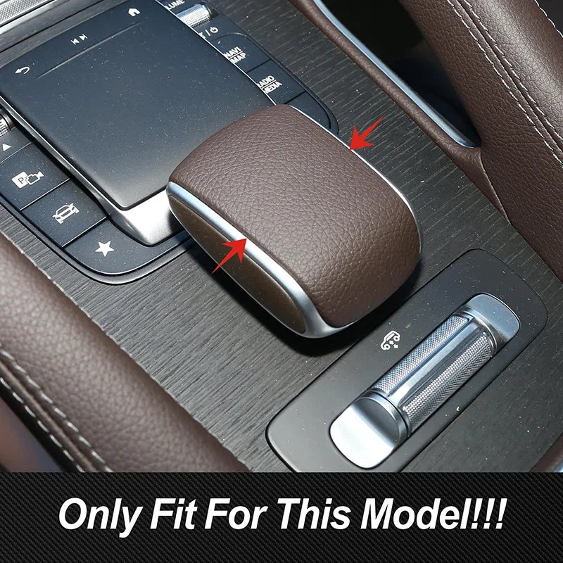 Center Console Gear Shift Knob Decoration Trim For Mercedes Benz