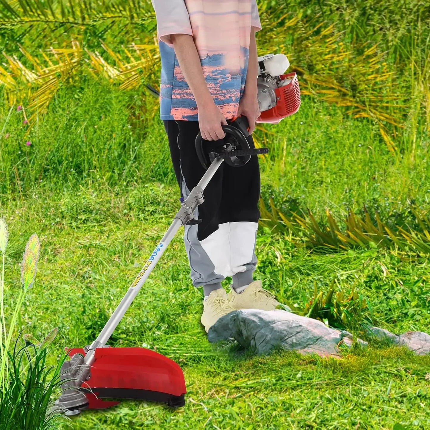 5 In 1 Gas Powered Lawn Care Tool For All Your Gardening Needs