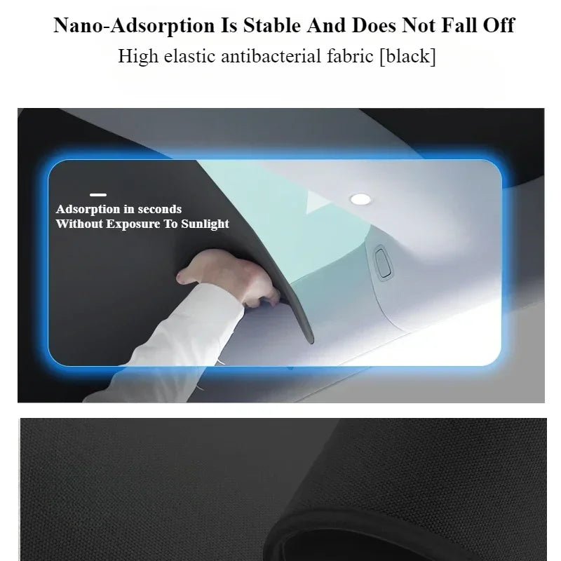Tesla Model S Sunroof Sunshade Heat Insulation Shield Protection