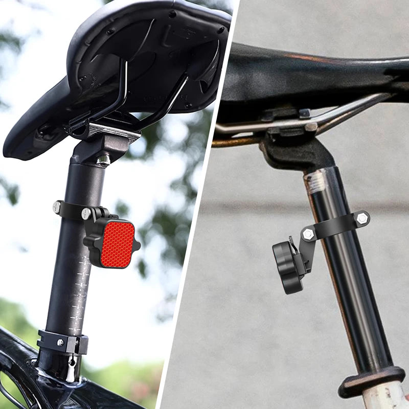 Bicycle Airtag Tracker Reflective Bracket For Anti-Theft Security