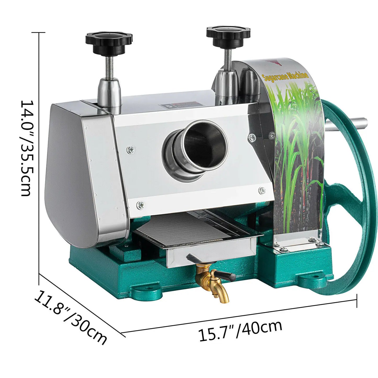 Manual Stainless Steel Sugar Cane Juicer Machine for Home Use