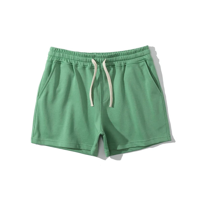 Youongwear Men's Cotton Breathable Gym Running Shorts