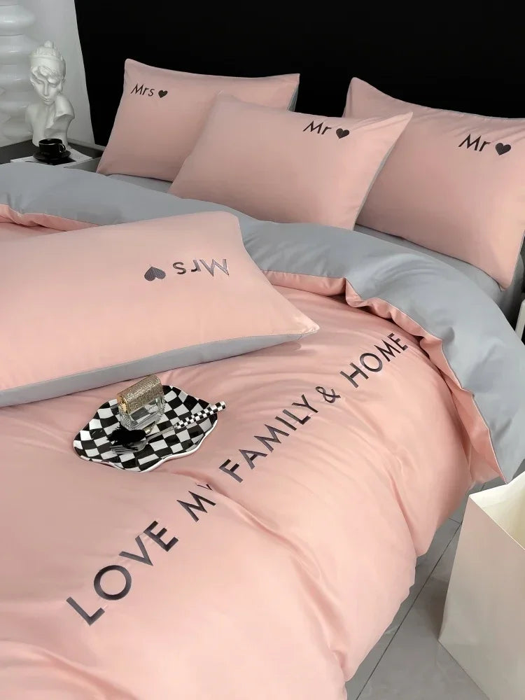 Nordic Luxury Egyptian Cotton Bedding Set for Ultimate Comfort