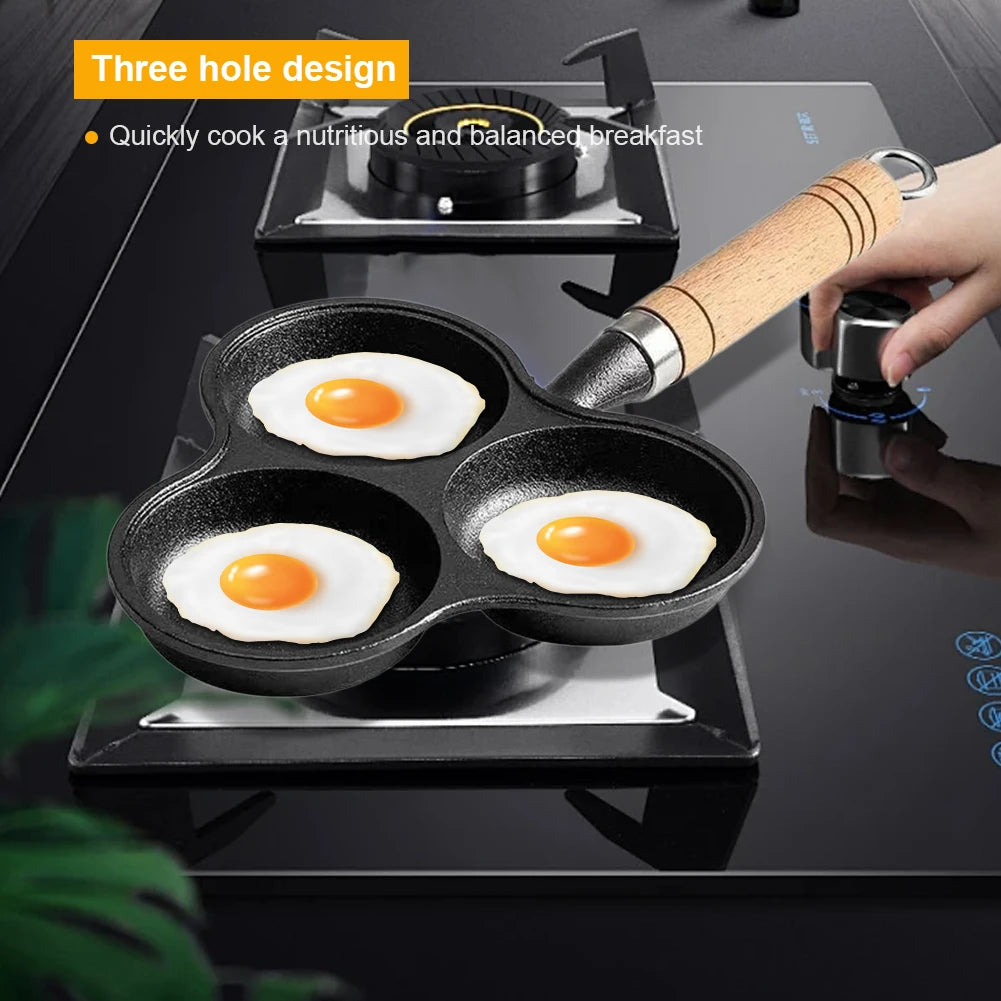 Cast Iron Non Stick Egg Frying Pan for Delicious Breakfasts