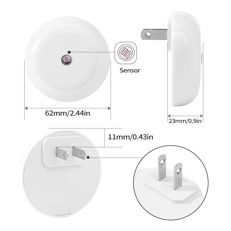 Smart LED Night Light With Sensors For Kids And Babies