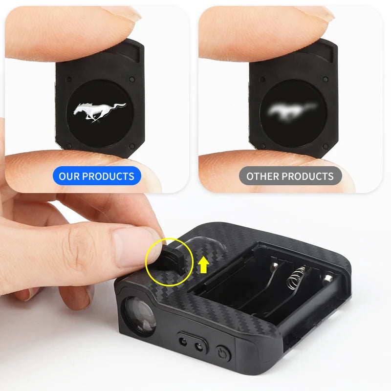 Ford Mustang LED Welcome Lights Ghost Shadow Logo Projector