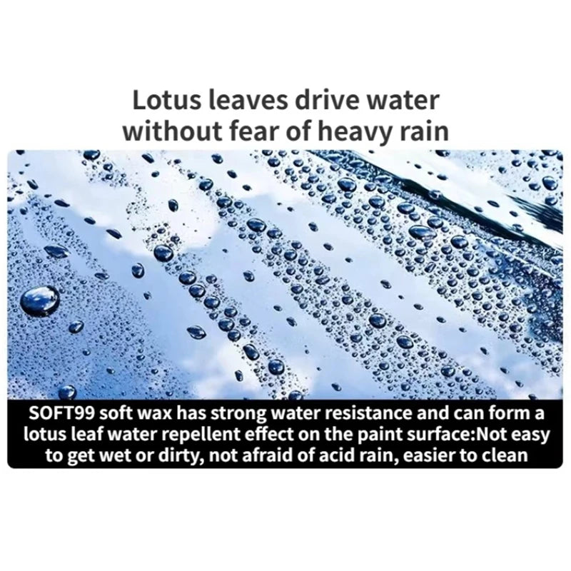 SOFT99 Japan Car Solid Wax Multifunctional Polishing Scratch Wax Decontamination Anti Oxidation Polishing Wax Car Paint Care