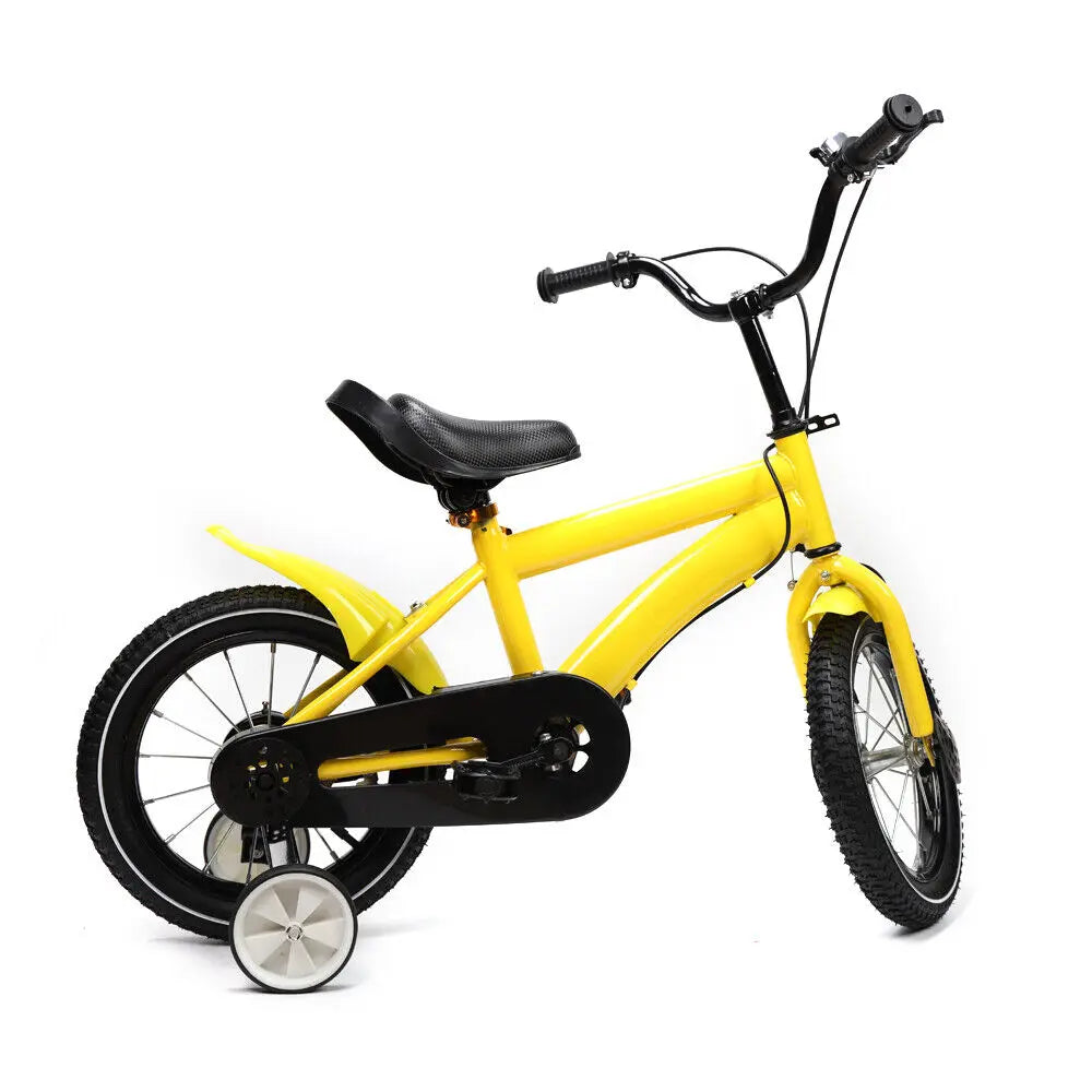 Children's Bicycle with Safety Training Wheels for Boys and Girls