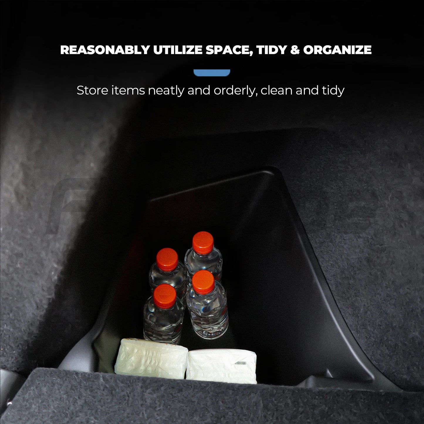 Futhope Car Trunk Storage Box For Tesla Model Y