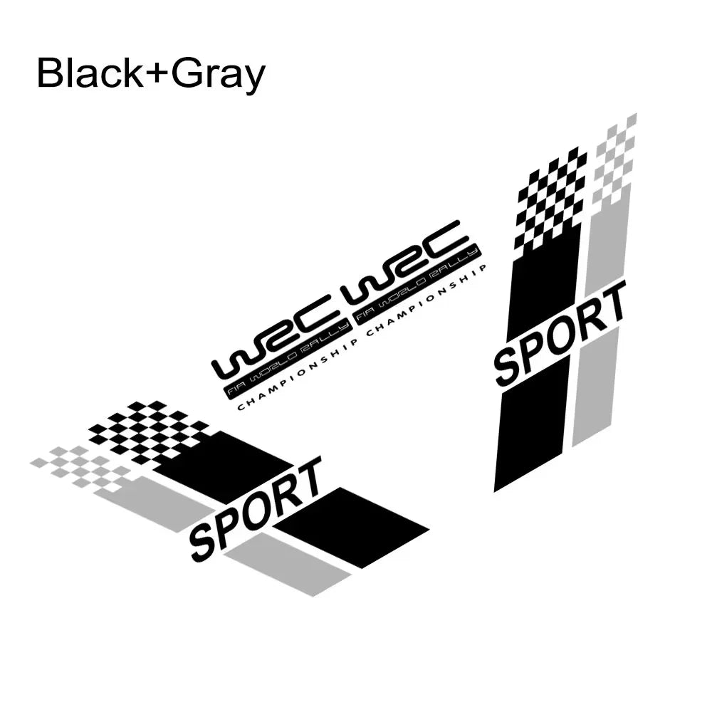 Car Both Side Body Sticker Stylish Auto Racing Sports Vinyl Film Decal For Ford Focus 2 3 MK2 MK3 Tuning Accessories