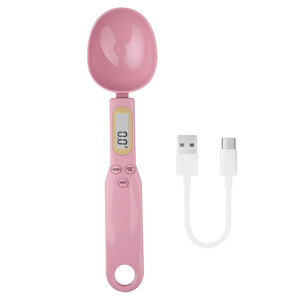 USB Rechargeable Digital Kitchen Scale with LCD Display