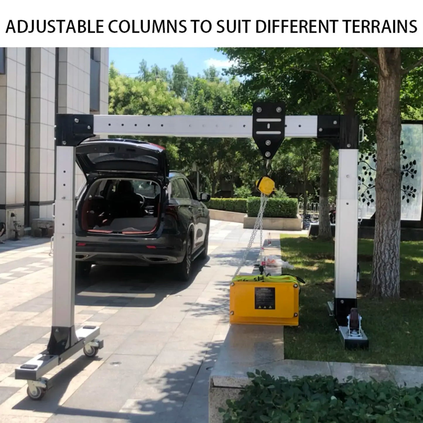 Aluminum Portable Gantry Crane With Height Adjustment