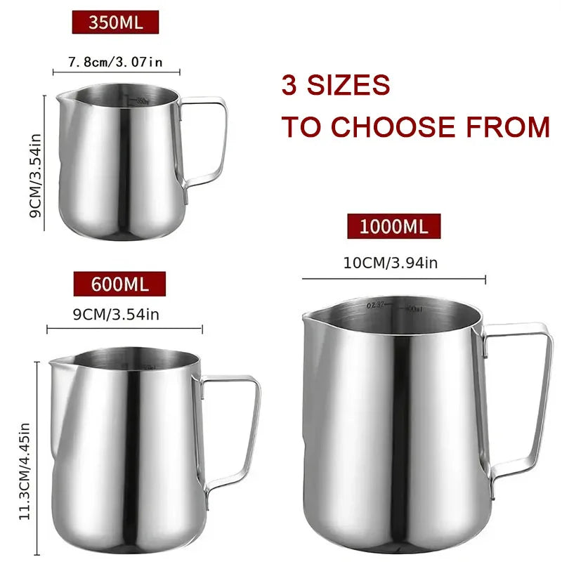 Stainless Steel Measuring Cup with Innovative Inner Scale Design