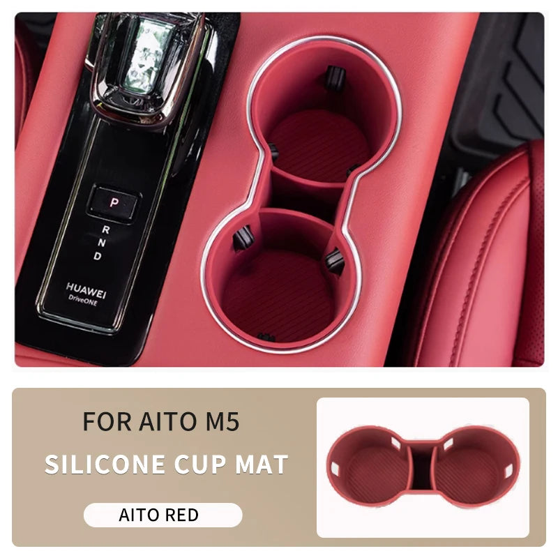 Silicone Cup Holder Limiter For SERES 5 AITO M7 M5