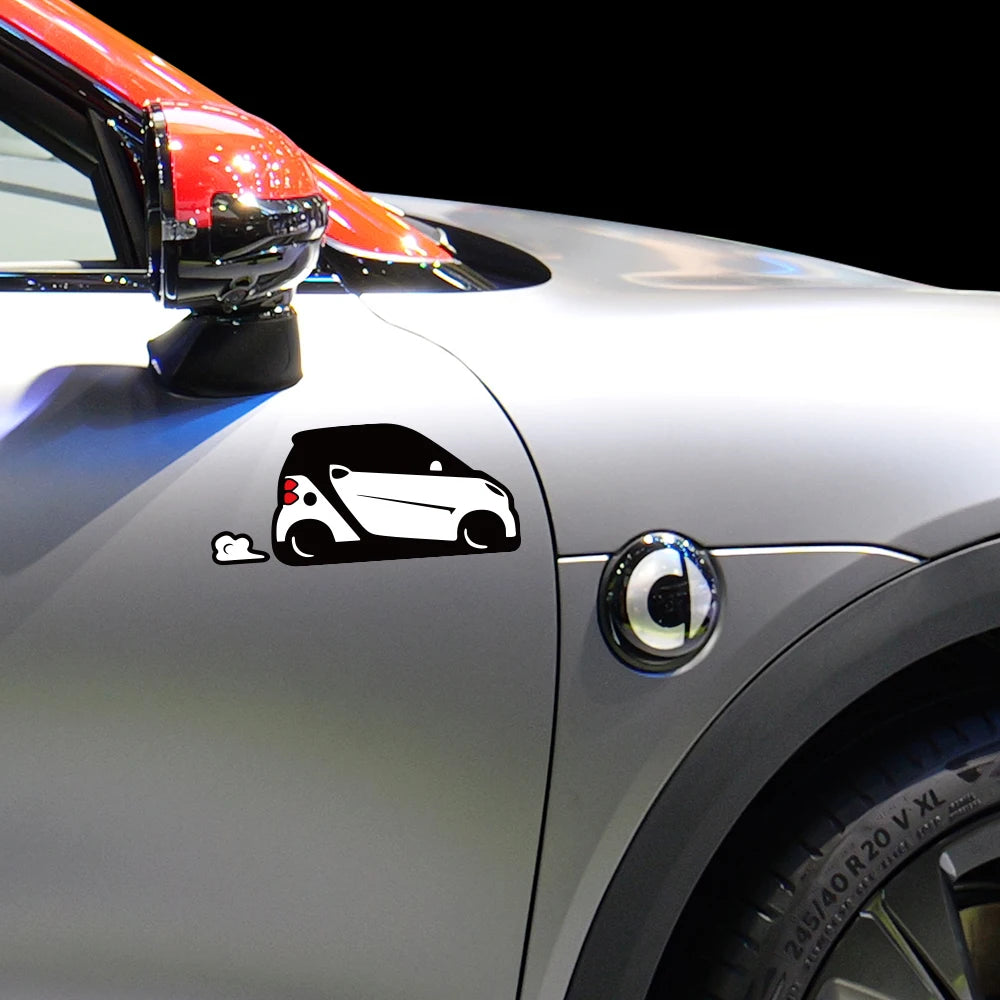 Car Stickers Decal Decoration Vinyl Film Decals for Mercedes Benz Smart Fortwo W453 W451 Racing Auto Styling Accessories