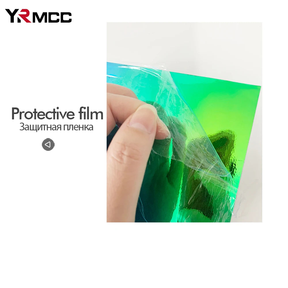 Car Wrap Film Laser Plating Auto Color Change PVC Sticker Chrome Rainbow Vinyl Air Free Bubble Motor Film