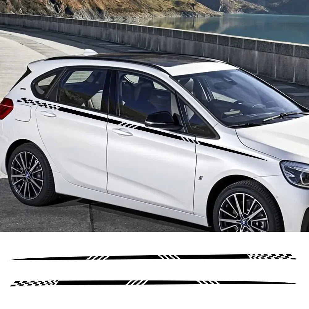 2PCS Universal Car Line Stickers Long Stripe Decor Auto Accessories for BMW Suzuki Volvo Tesla Skoda Audi Volkswagen Seat Subaru