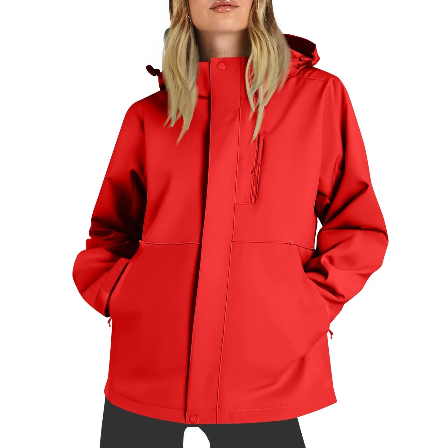 Womens Windproof Waterproof Climbing Jacket With Hood