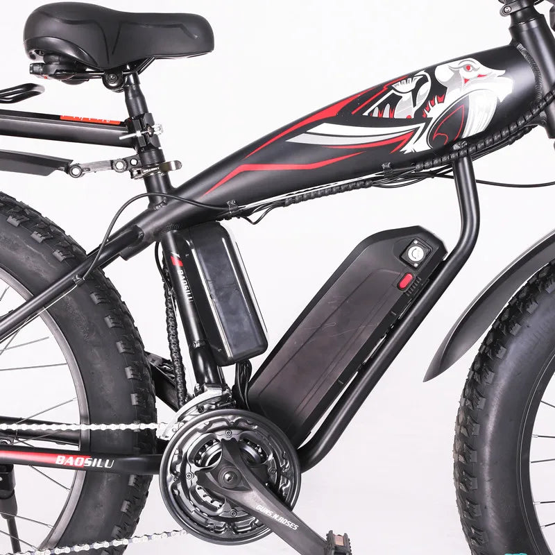 Fat Tire Electric Bicycle 1000W 48V 17Ah Mountain Bike