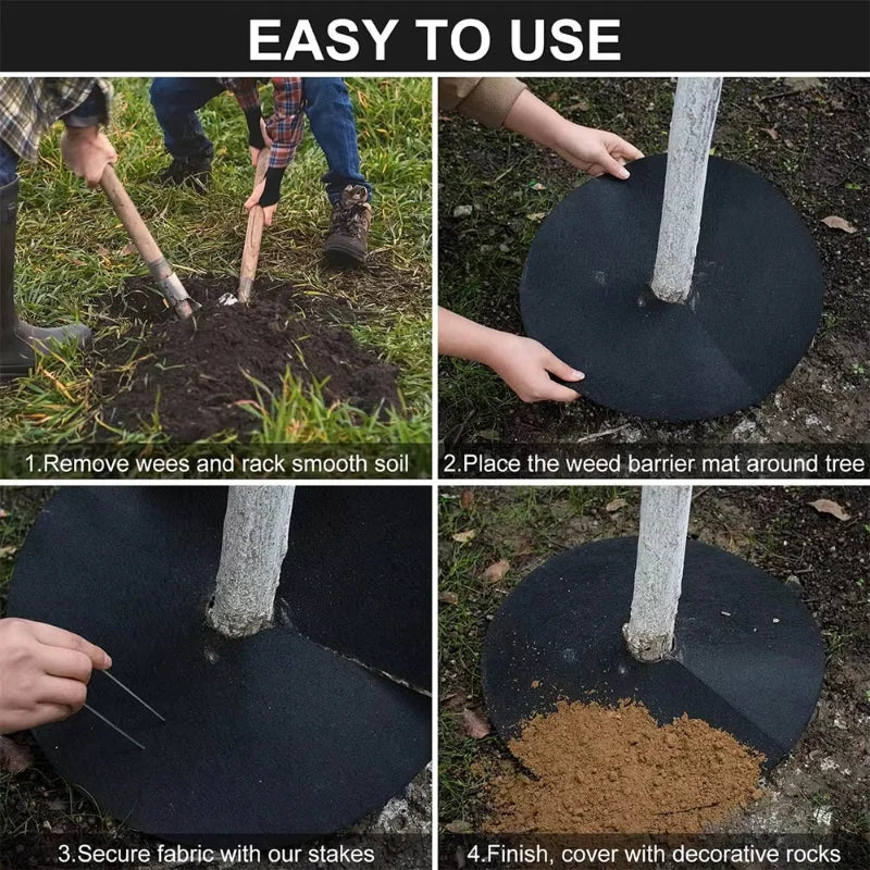 Tree Protection Weed Mats for Orchard and Garden Care