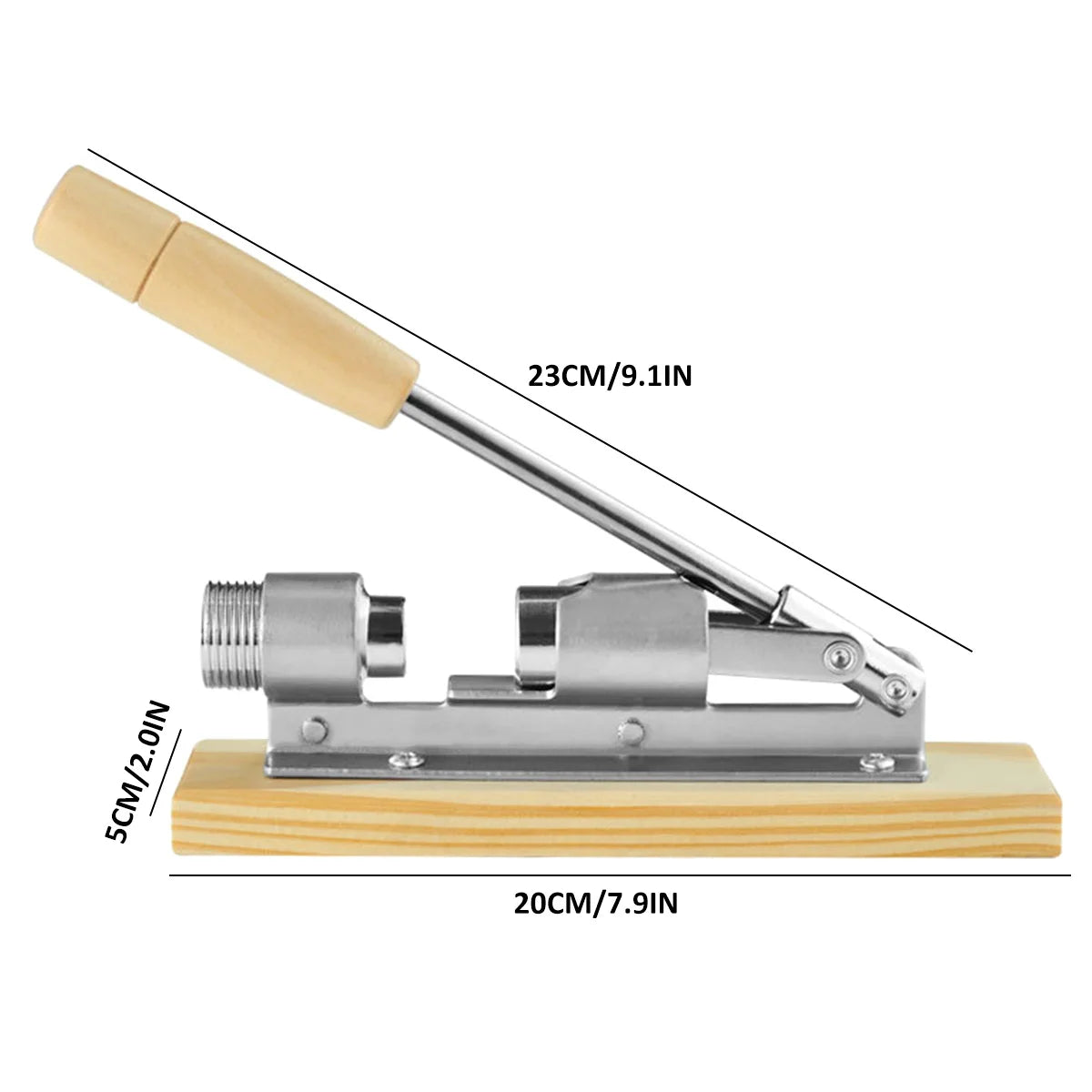 Adjustable Pecan Nut Cracker Tool for Easy Nut Opening