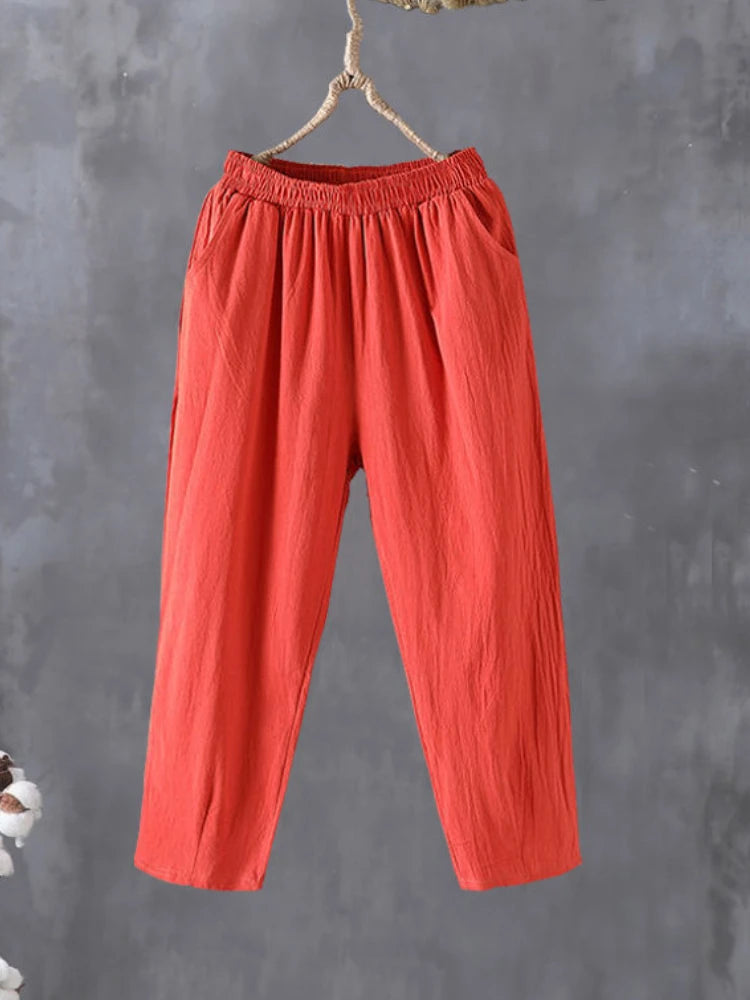 Casual Loose Harem Pants for Women Summer Comfort Wear