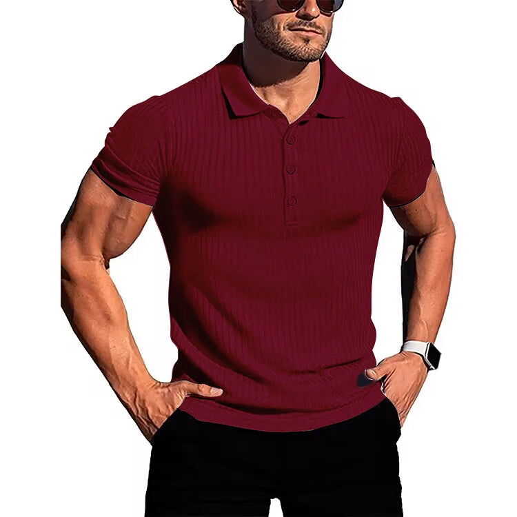 Zhejiang Choice Mens Breathable Stretch Slim Polo Shirt
