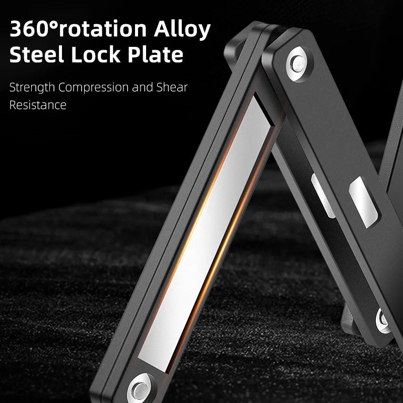 West Biking High Security Portable Bicycle Folding Lock
