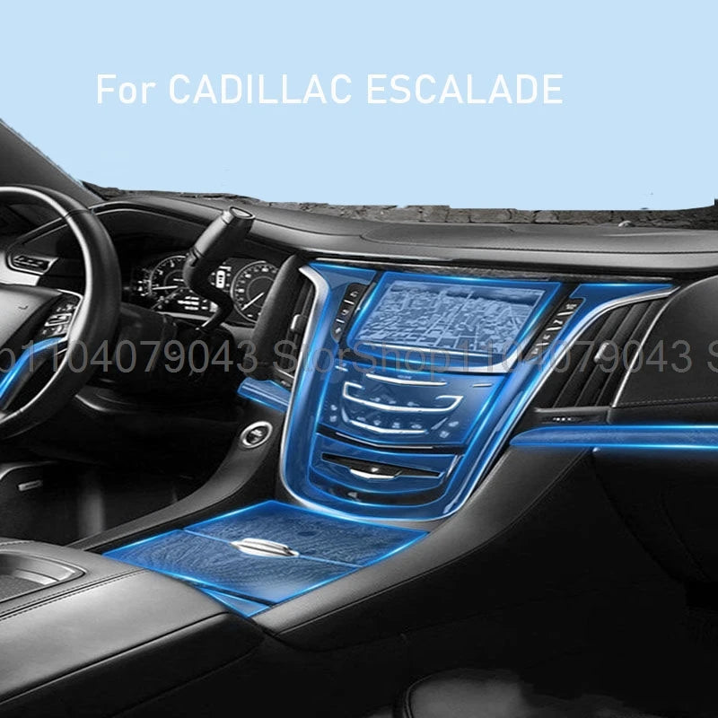 TPU Protective Film for Cadillac Escalade Interior Console Protection