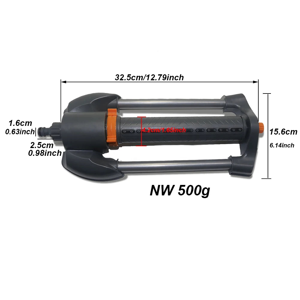 Garden Lawn Automatic Swing Sprinkler Dust Proof Watering Tool with Adjustable Spray Angle