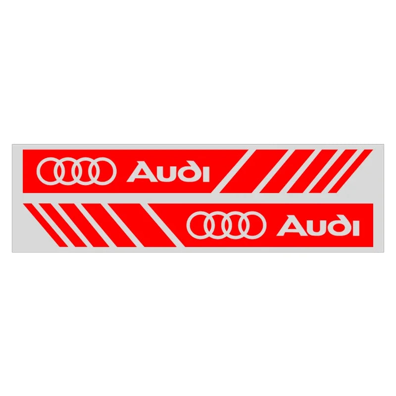 2PCS Car Rearview Mirror Stickers Vinyl Film Decals for Audi B6 B7 B8 B9 A3 8P 8V A4 A6 C6 C5 Q2 Q3 Q5 Q7 Q8 TT TTS Q2L