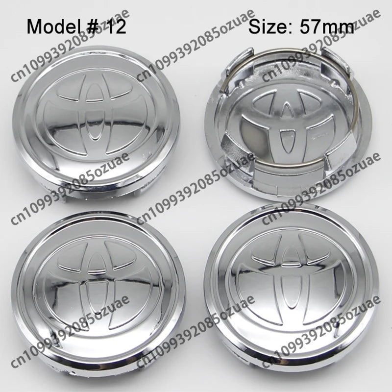 Toyota Wheel Center Hub Cap Stickers For Rav4 Yaris Camry
