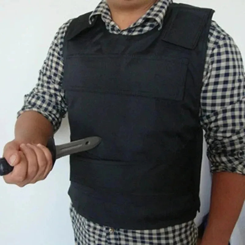High Manganese Steel Anti-Stab Vest Outdoor Body Security Cut Proof Armor Tactical Defense Guard Clothing