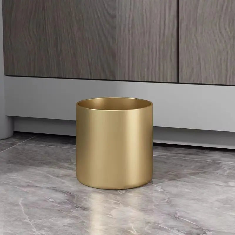 Creative Cylindrical Metal Flower Pot For Home Decoration