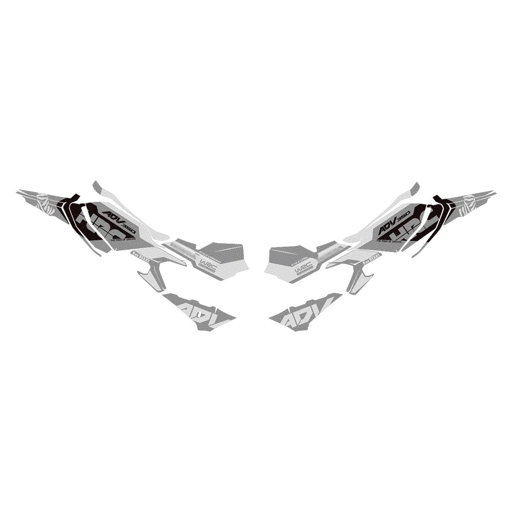 ADV 350 Fairing Protection Graphic Kit Decal Sticker Set