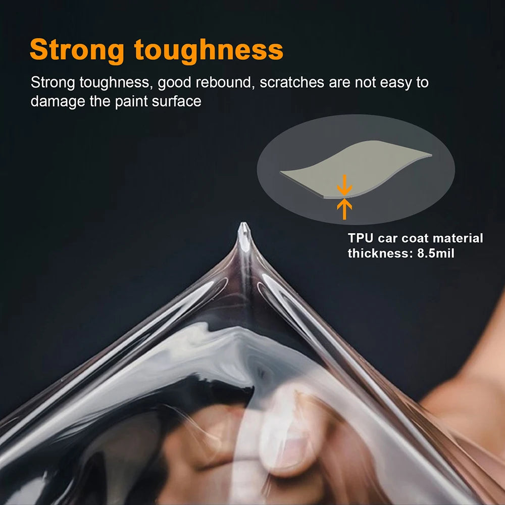 KUNGKIC Precut Paint Protection Film 8.5mil TPU for Volkswagen ID.4 2021 to 2024 Clear Bra Transparent Headlight Film
