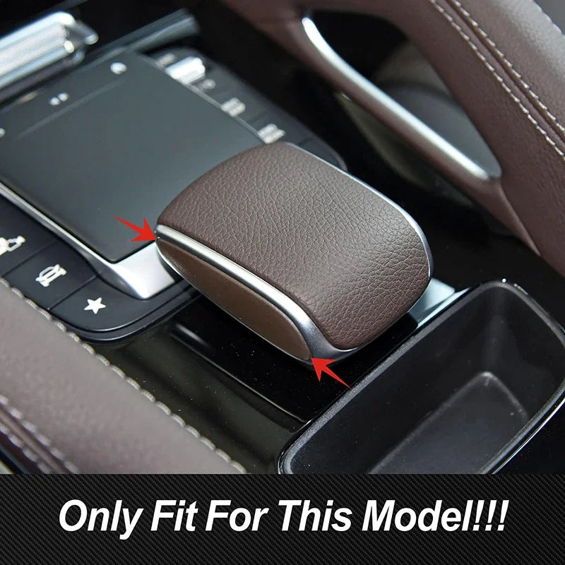 Center Console Gear Shift Knob Decoration Trim For Mercedes Benz