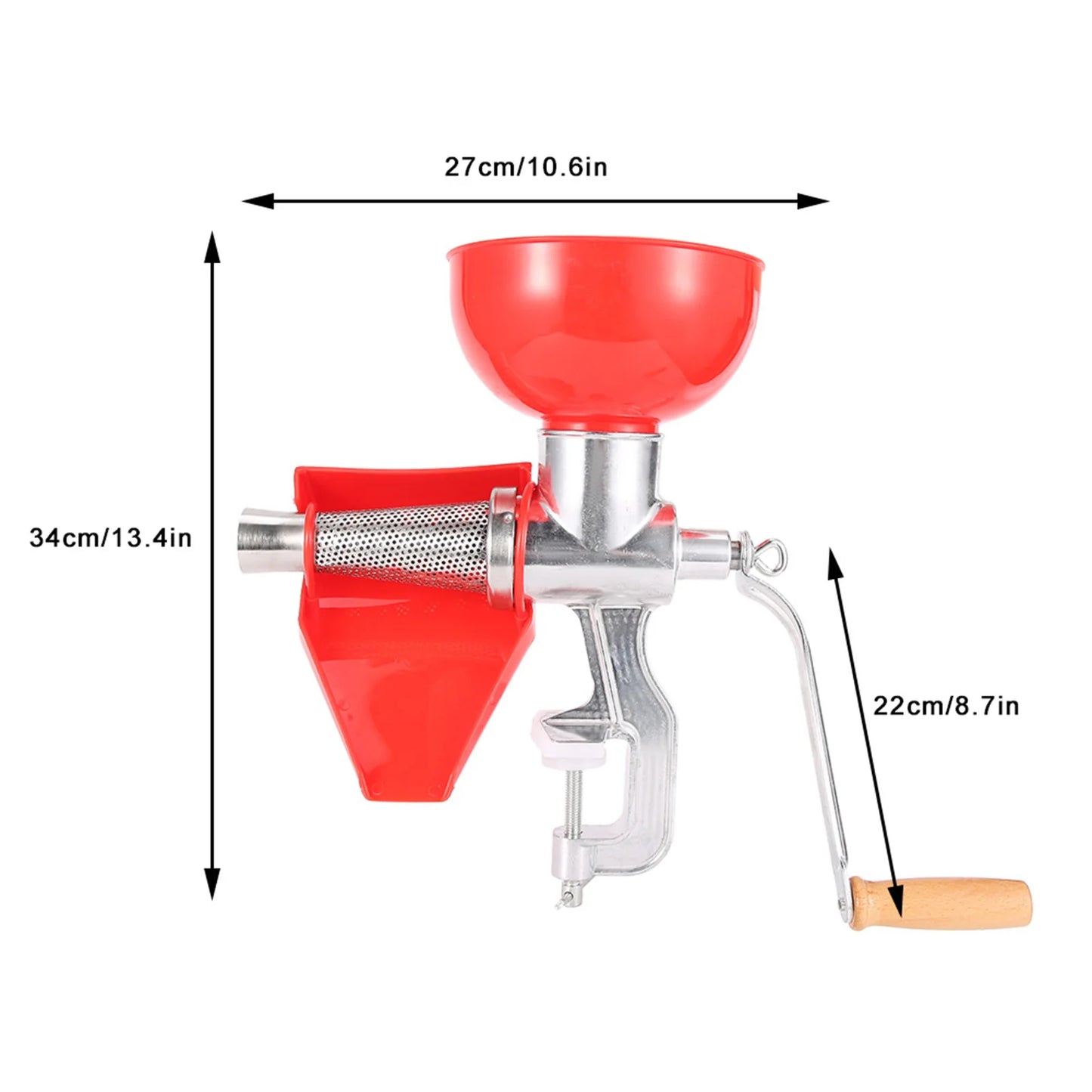 Aluminum Manual Juicer for Fruits and Vegetables Kitchen Tool