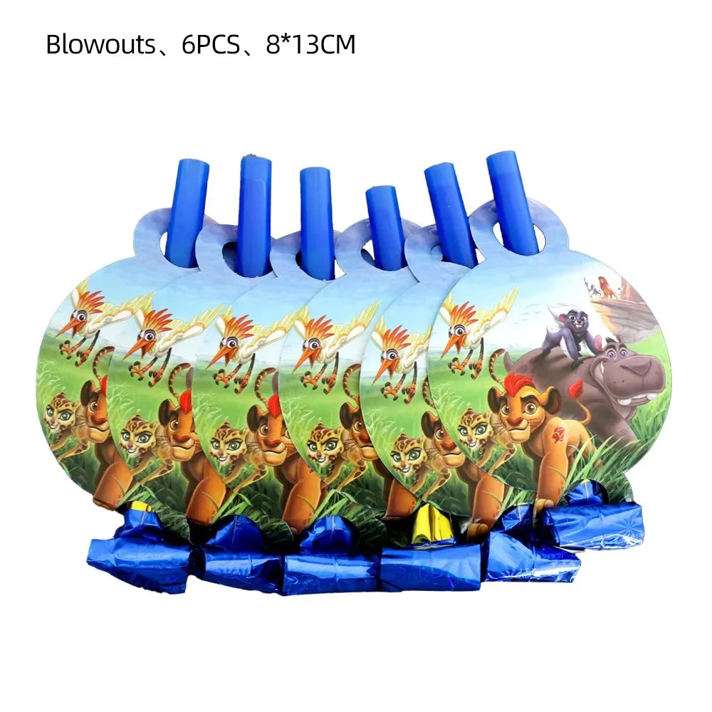 Lion King Simba Birthday Party Disposable Tableware and Decor Set