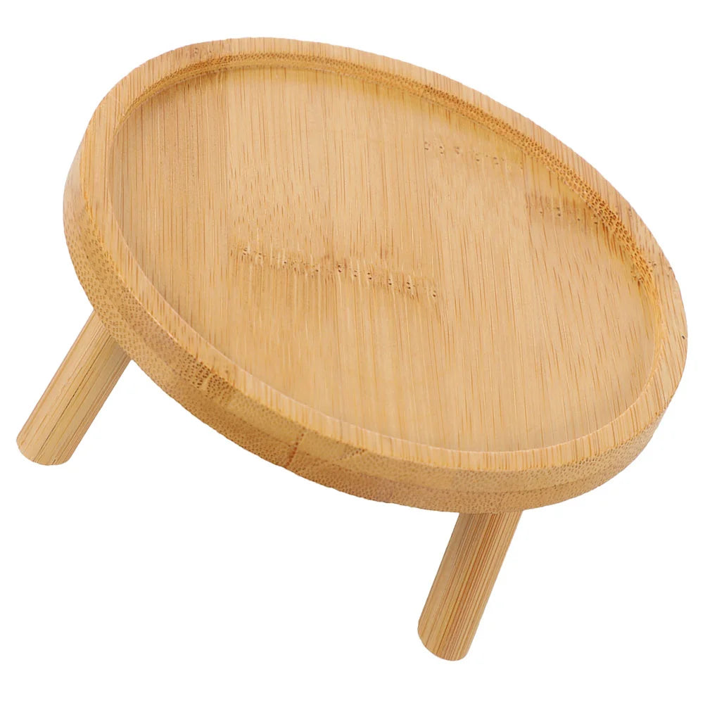Choice Plant Pot Stand Wooden Tall Desktop Bonsai Display