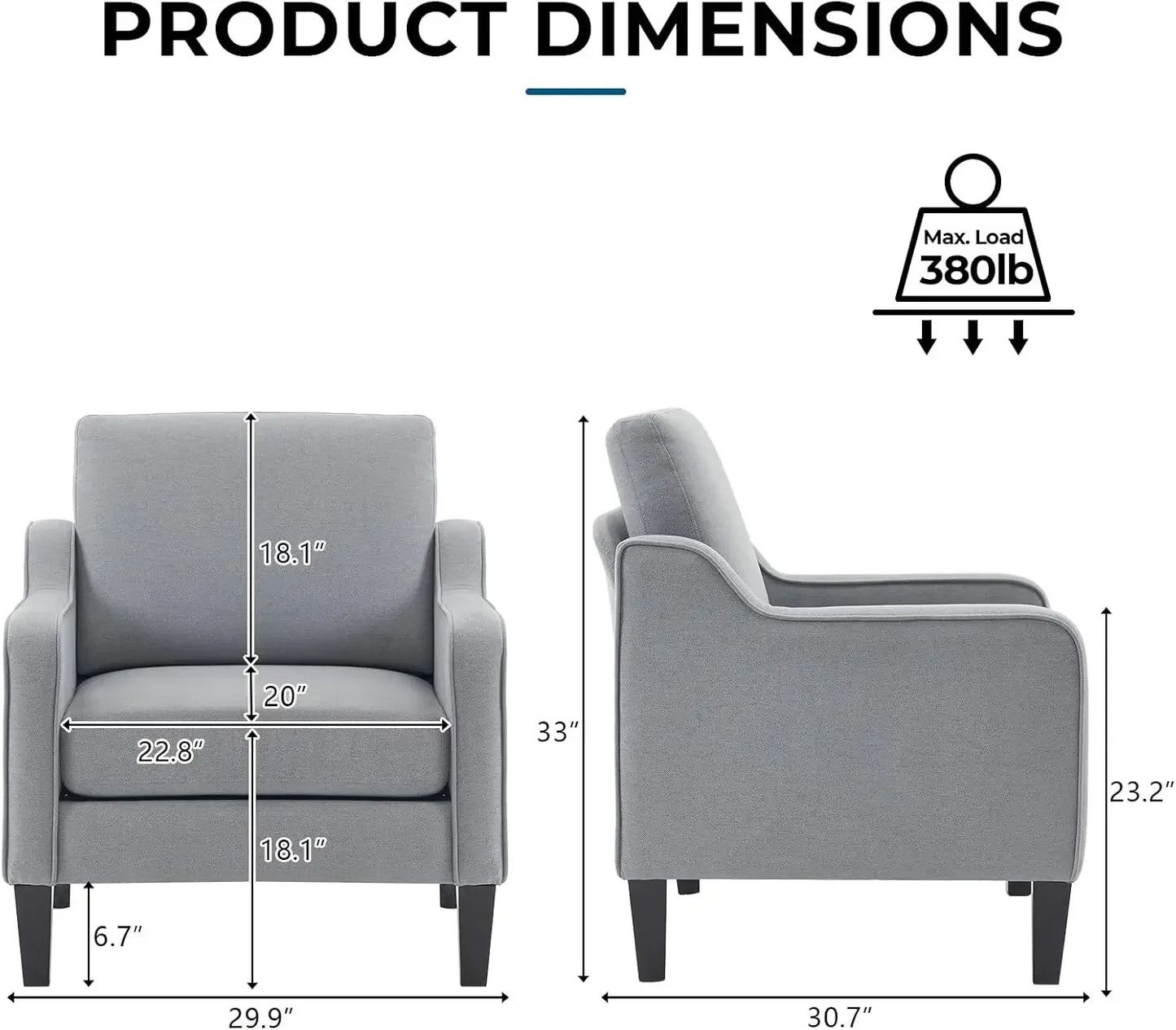 Mid Century Modern Accent Chair for Stylish Living Rooms