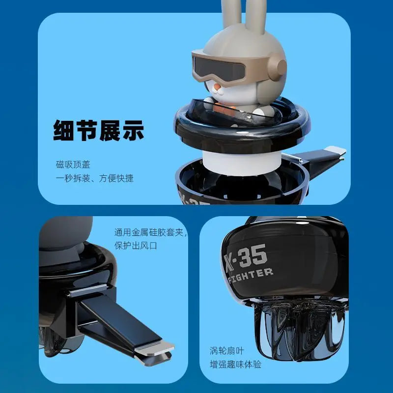 Cute Korean Anime Cartoon Character Air Vent Decoration Accessories