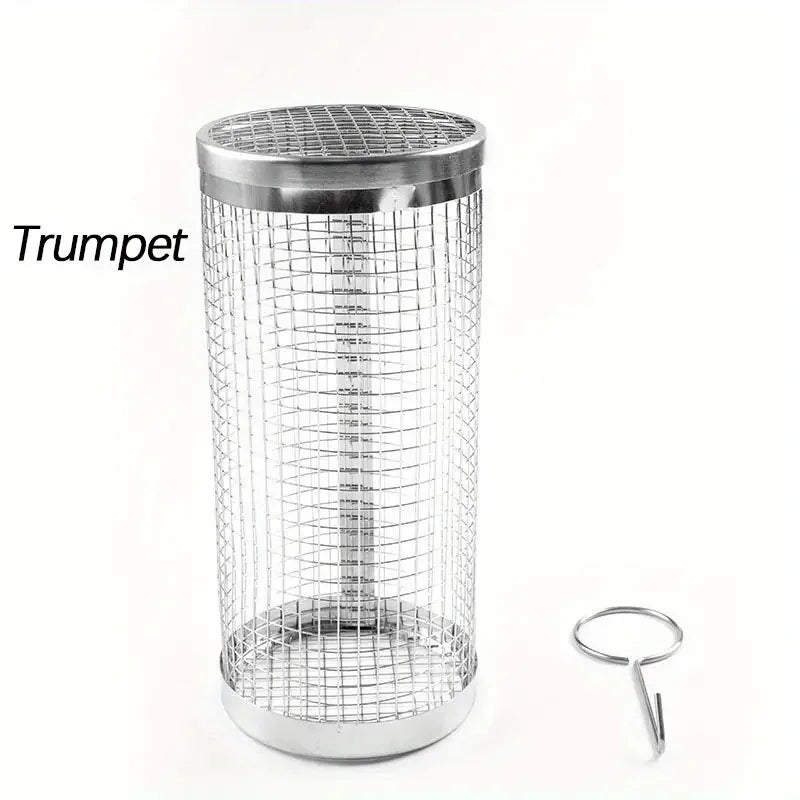 Round Barbecue Grate for Camping and Outdoor Cooking