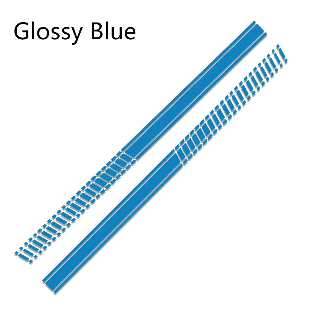 2PCS Universal Car Body Long Stripe Sticker Auto Accessories for Suzuki Volvo Tesla Skoda VW Volkswagen Smart Seat Subaru Toyota
