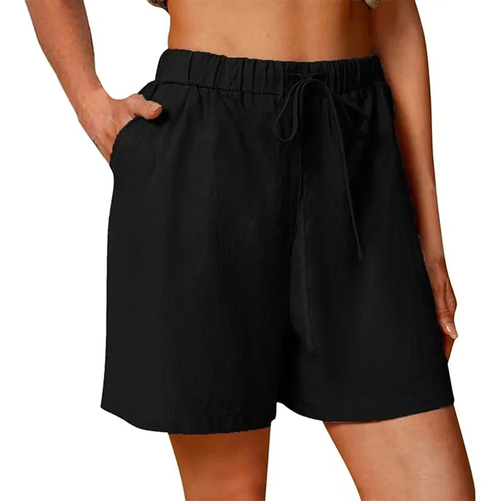 Women's Casual Drawstring Shorts for Summer Outdoor Activities
